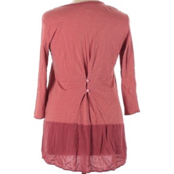 Left of Center x Anthropologie High/Low Button Back Top- XL - Picture 9 of 9